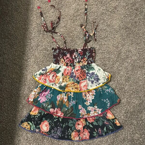 Zimmermann Floral Tiered Kids Dress